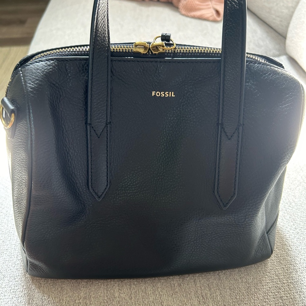 Fossil Leather Satchel